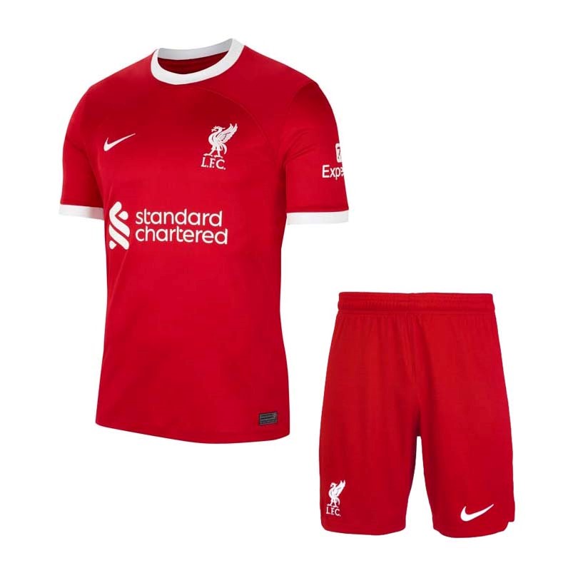 Camiseta Liverpool Replica Primera Ropa Niños 2023/24